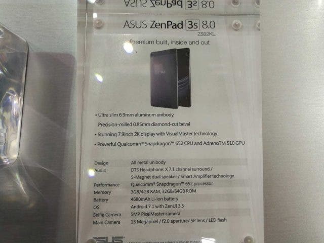 Asus ZenPad 3S 8.0