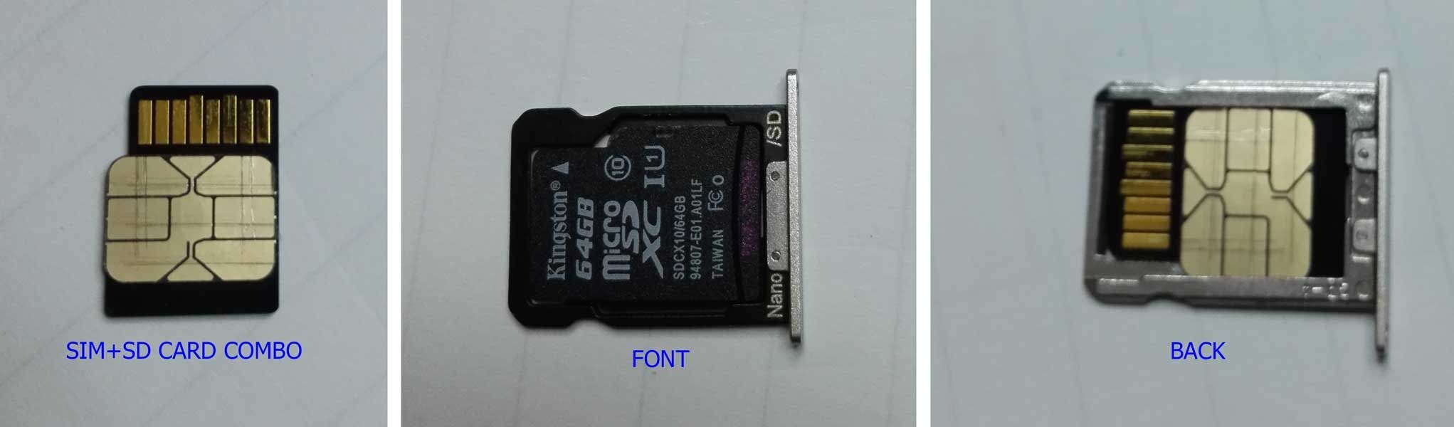 microSD karta a SIM