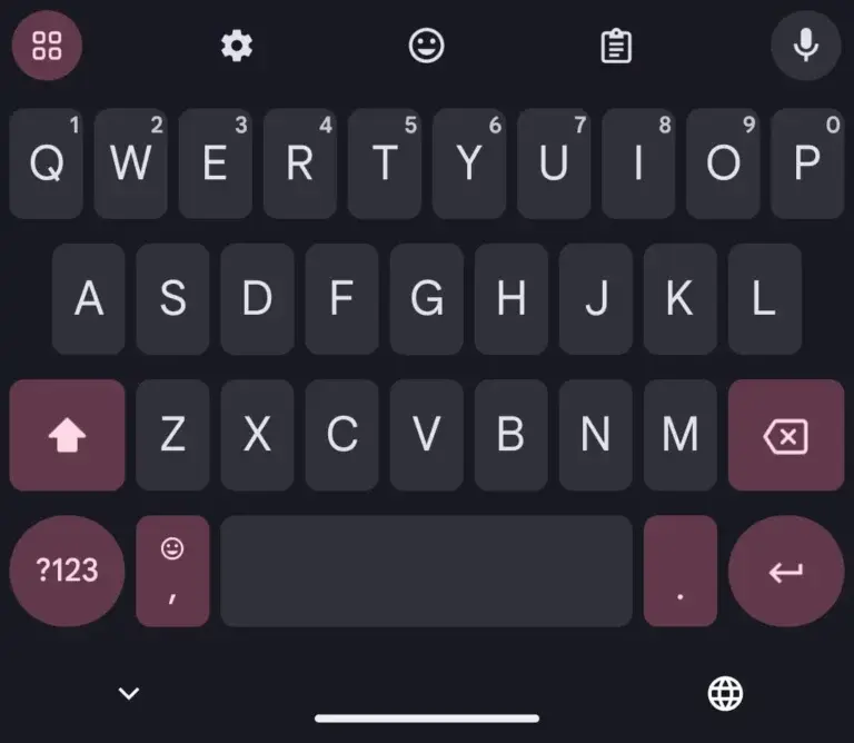 Gboard nový vzhled