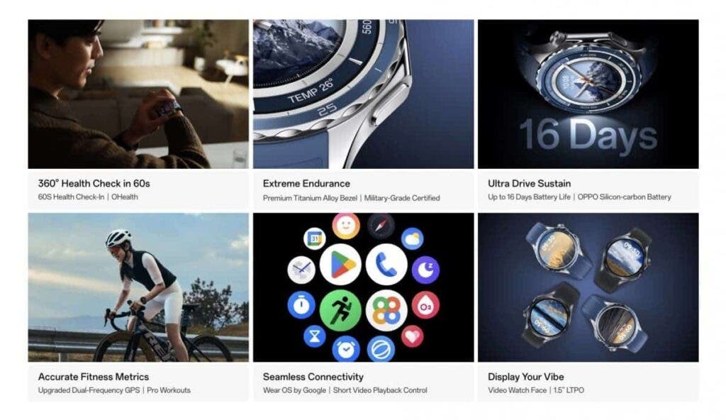 Oppo Watch X2 OnePlus Watch 3