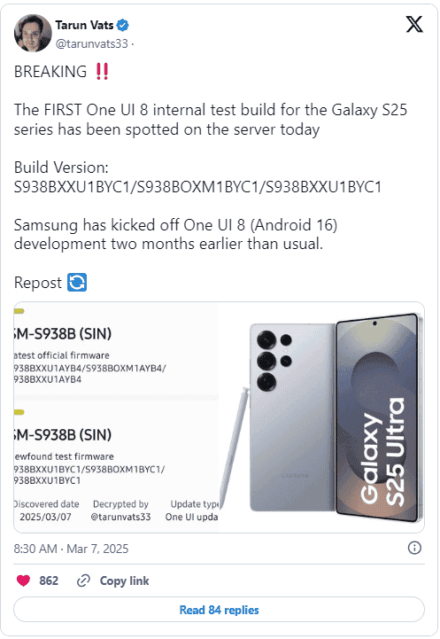 One UI 8.0 Android 16