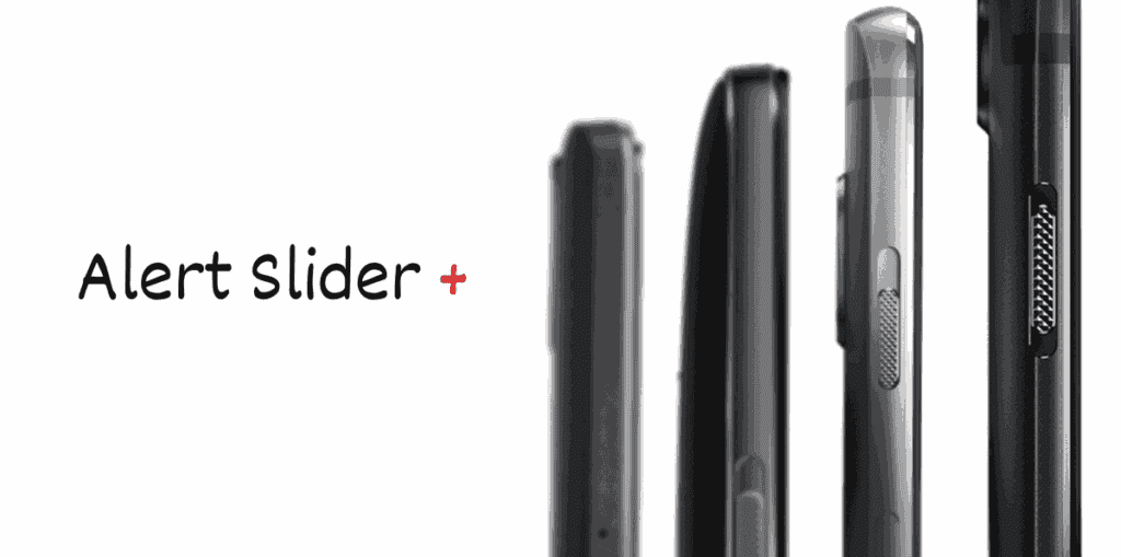 OnePlus posuvník upozornění