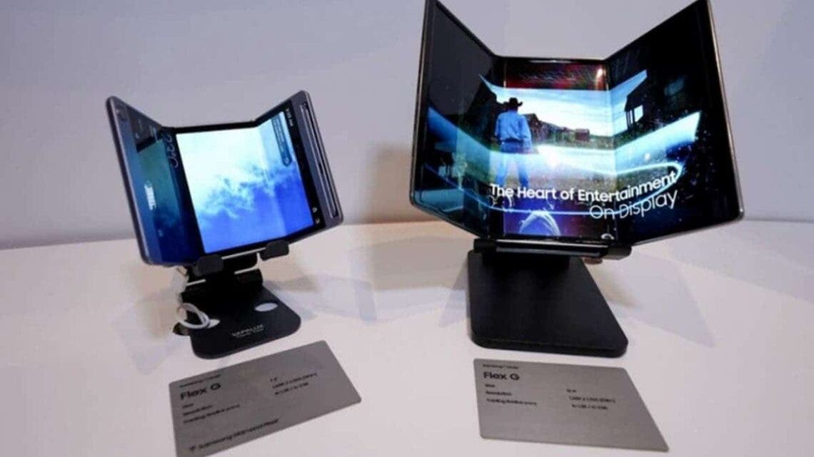 Samsung skládací telefon