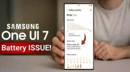 One UI 7 žere baterii