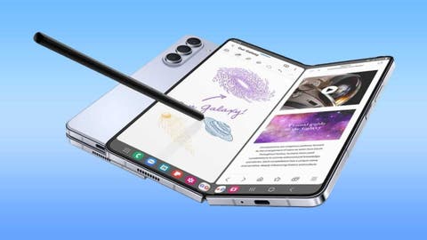 trojnásobně skládací telefon Samsung