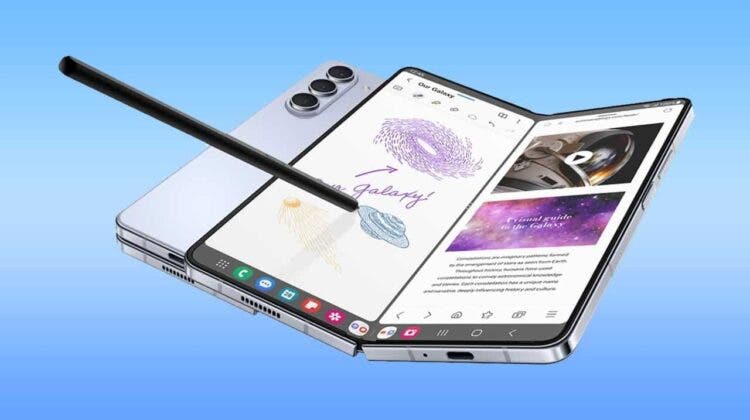 trojnásobně skládací telefon Samsung