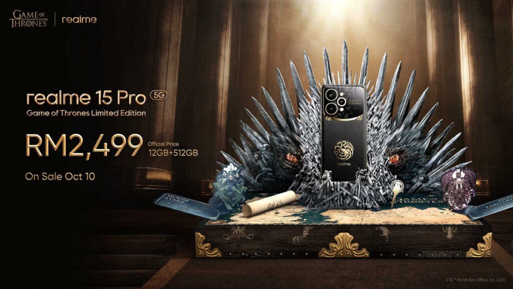 realme 15 Pro Game of Thrones Limited Edition